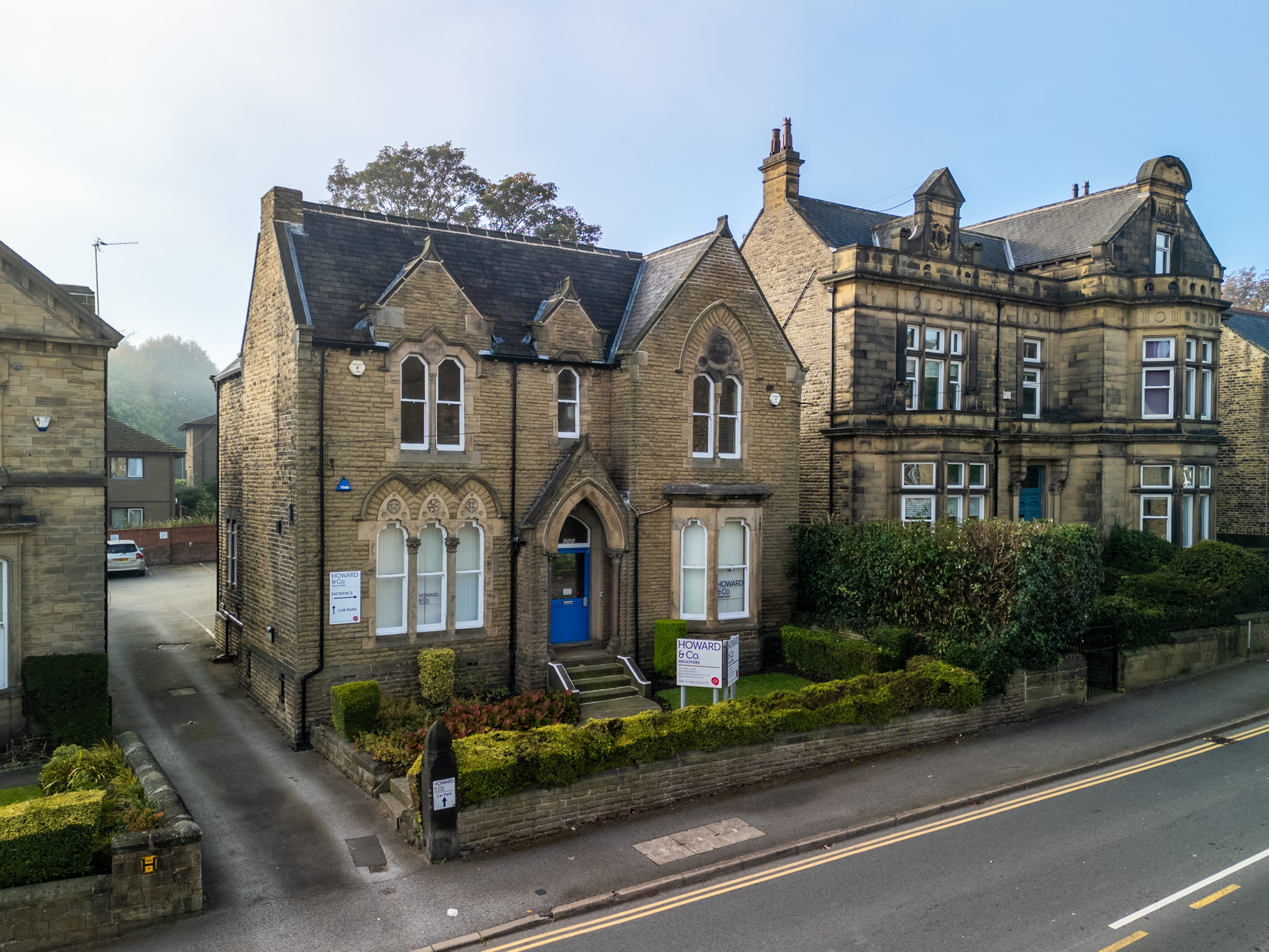 Howard and co solicitors office in Barnsley on Victoria Road