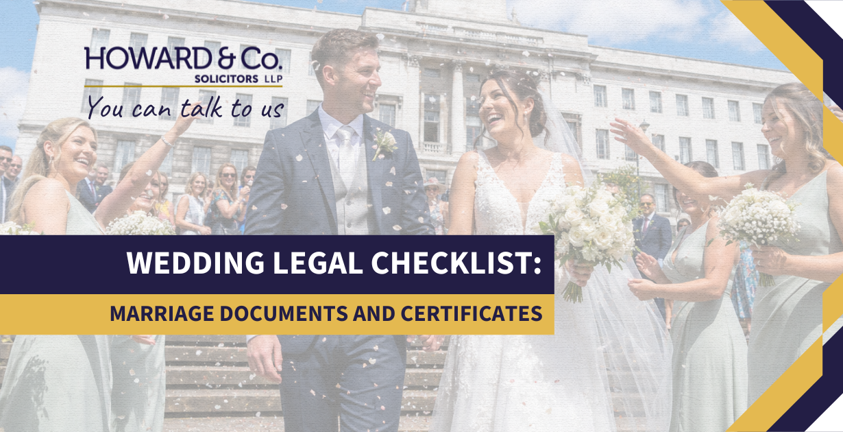 Wedding Legal Checklist: Marriage Documents and Certificates